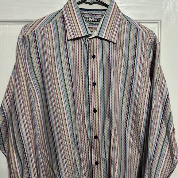 🔥🔥 CUADRA STPLE LEGACY High End Quality Button Down Shirt - PERFECT - Sz Lg - Picture 3 of 11